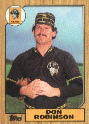 1987 Topps Baseball Cards      712     Don Robinson